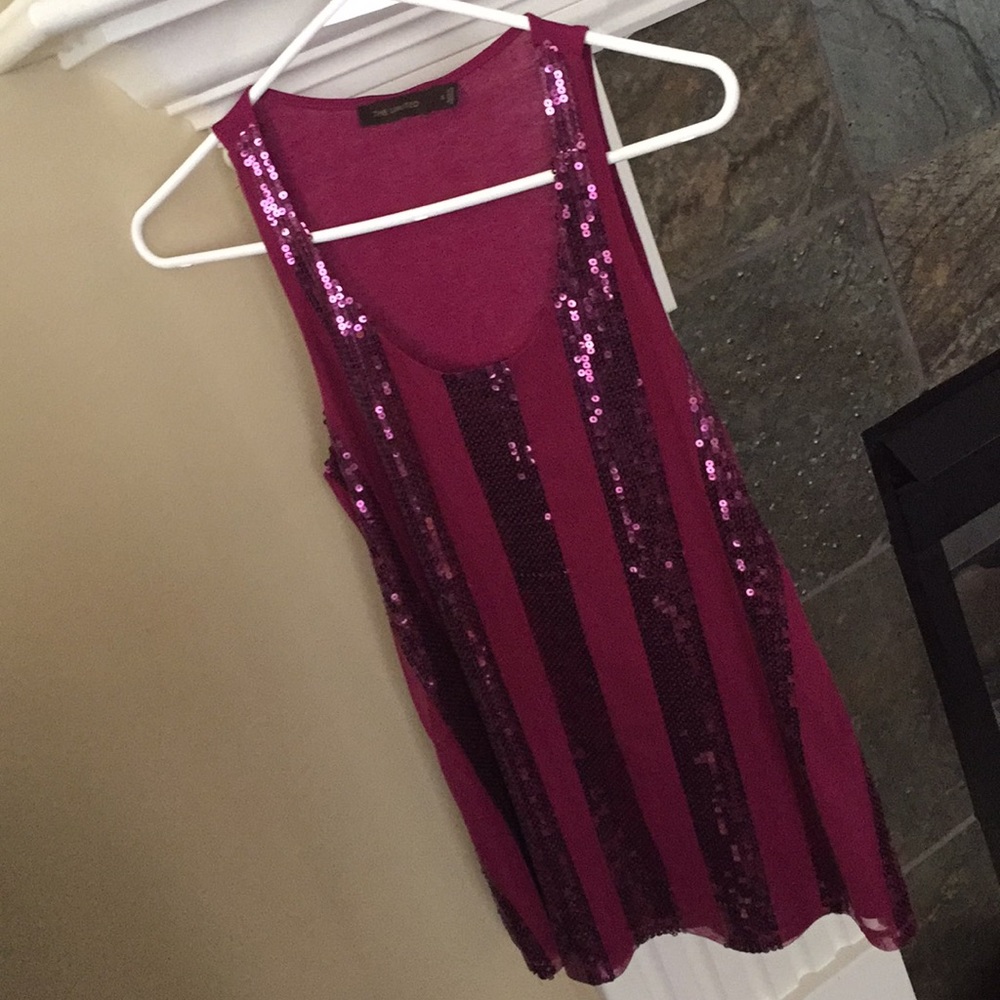 The Limited Sparkly Sequin Tank Top